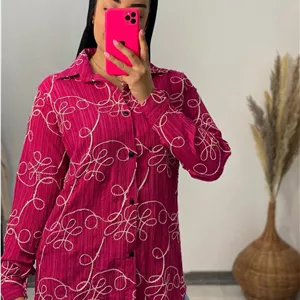 مانتو کراش خامه دوزی شده کیفیت خوب🛍🌈💯🎀🍒۲۴۸۲