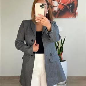 کت کیمیا جذاب تک رنگ طوسی کد 2717✅🛍️شایته بانو