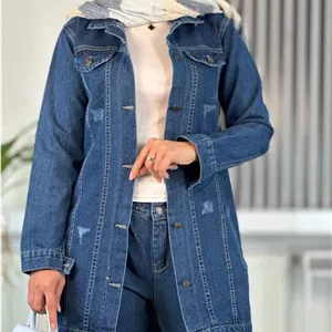 کت جین بلند 😍❤️پوشاک ترمه 🥰کد۲۸۱۳