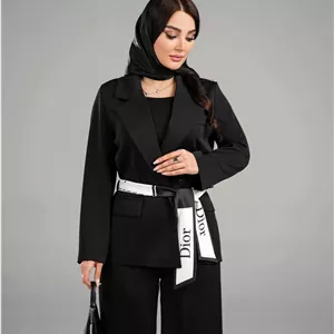 کت تک دیور مازراتی زیبا وشیک تنخور عالی تکرنگ مشکی 😍 😍 کد ۹۶۵۶ مدلند
