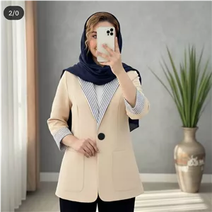 کت مزونی تیارا یه کار شیک و پر فروش تک رنگ ❤️🥰کد 359 آدراپانا