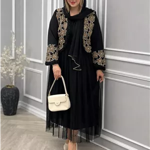 ست کت دامن و شال روناک شیک و مجلسی 😍✅1530الیشکا