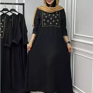 عبا پاپیونی تنخور زیبا و شیک 🥰😍کد15851 ماه بانو