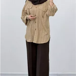 مانتو جیب صلیبی شراره کوک دوزی شده اعلا🥰👌🏻کد7667 سارین