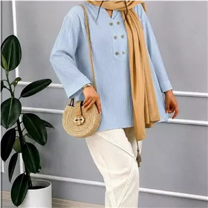تونیک شش دکمه زیبا و شیک تنخور عالی در رنگبندی 🎀 🎀 کد ۲۱۰۵۲ لیدی