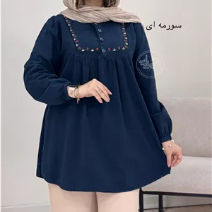 مانتو عروسکی الیاف موژان🌿 با رنگبندی و کیفیت عالی ✅بانو6840