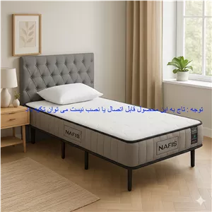 تشک یک نفره پایه دار پلیمری نفیس مدل اسلیپ پلاس C – سایز 200*160
