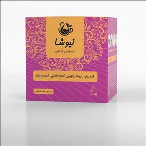 4.دمنوش پنج گیاه نیوشا(حاوی خارمریم،رازیانه،زنجبیل،نعنافلفلی،شیرین بیان)