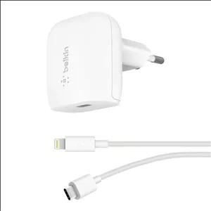 آداپتور فست شارژ برند بلکین 20وات مدل A003VF04WH لایتنینگ