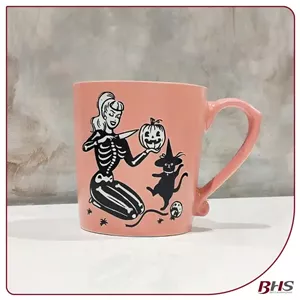 ماگ سرامیکی طرح دختر اسکلتی هالووین کد Halloween Skeleton Girl 123