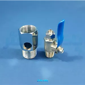 شیر ورودی دستگاه تصفیه آب و سه راهی استیل تصفیه آب