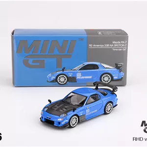 ماکت ۱:۶۴ مزدا Mazda RX-7 RE-Amemiya 20B NA 3ROTOR-7 “Ama-san Go” ,Mini GT کد 1046