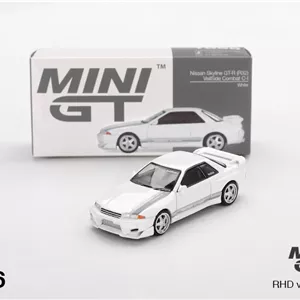 ماکت ۱:۶۴ نیسان Nissan Skyline GT-R (R32) VeilSide Combat C-I White ,Mini GT کد 1066