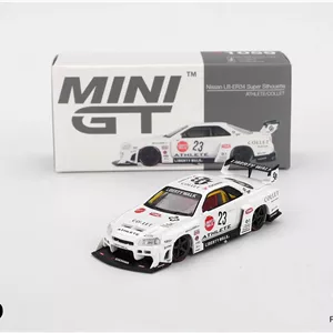 ماکت ۱:۶۴ نیسان Nissan LB-ER34 Super Silhouette ATHLETE/COLLET ,Mini GT کد 1059