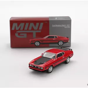 ماکت ۱:۶۴ فورد Ford Mustang Mach1 1971 Race Red ,Mini GT کد 1122