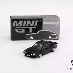 ماکت ۱:۶۴ نیسان Nissan Skyline Kenmeri Liberty Walk Matt Black ,Mini GT کد 655
