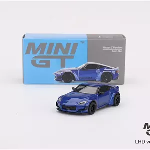 ماکت ۱:۶۴ نیسان Nissan Z Pandem Seiran Blue ,Mini GT کد 778