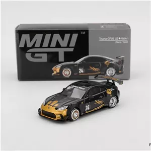 ماکت ۱:۶۴ تویوتا Toyota GR86 LB★Nation Black / Gold ,Mini GT کد 1149