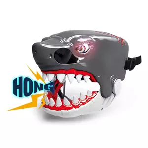 ماسک طرح کوسه Shark Helmet چراغ‌دار و صدا‌دار