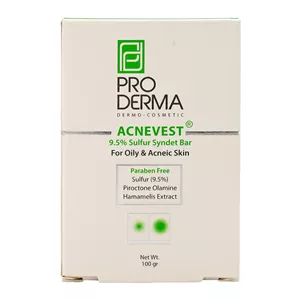 پن حاوی گوگرد 9.5 درصد پوست چرب و جوشدار پرودرما 100 گرم