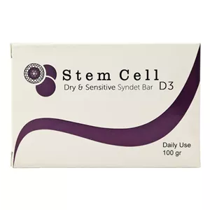 پن شوینده غیر صابونی جامد شفاف پوست خشک و حساس استم سل D3