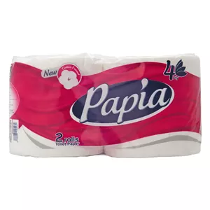 دستمال توالت دوقلو پاپیا 4 لایه