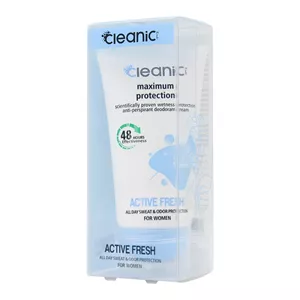 کرم ضد تعریق تیوپی زنانه اکتیو فرش کلینیک 60 گرمی