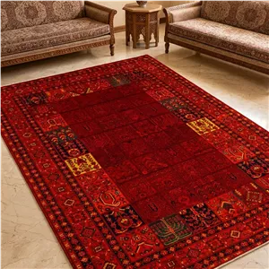 فرش نقش کهن کلکسیون هرمس کد 6054 لاکی (ارسال رایگان)