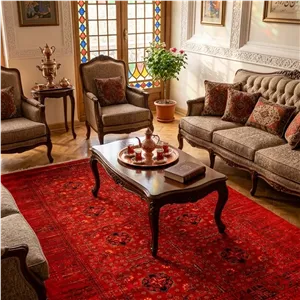 فرش نقش کهن کلکسیون هرمس کد 6001 لاکی (ارسال رایگان)