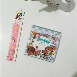 نوت پد (برگه یادداشت) جلد طلقی شفاف طرح دختر