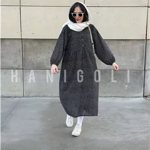 مانتو بلند مدل ماهور حانی گلی