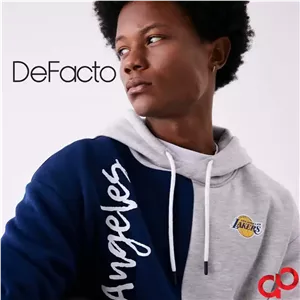 هودی مردانه دفکتو DeFacto مدل NBA Los Angeles Lakers