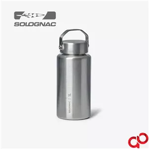 بطری آب استیل سولوگناک بوشکرفت مناسب شکار و طبیعتگردی مدل Solognac Water Bottle