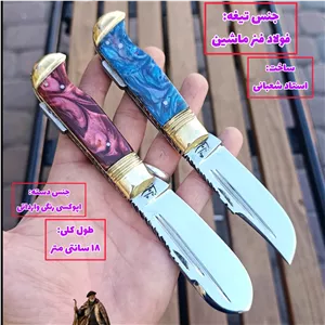 چاقو ضامن دار سفارشی برجسته فرانسوی
