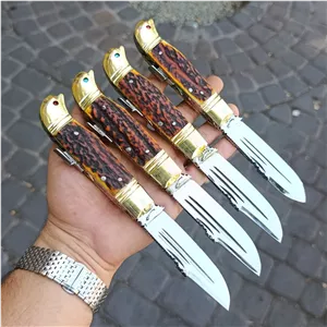 چاقوی شاخ گوزن اصیل ضامن دار اصل زنجان