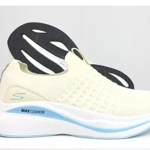 کفش اسکیچرز مدل GO WALK مکس کاشن بدون بند  با رویه کشی و کفی ارگونومیک۳۷ تا ۴۱ کرم ساخت ویتنام