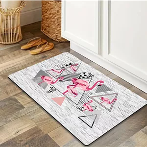 پادری رویه مخمل 4لایه طرح فلامینگو M-510