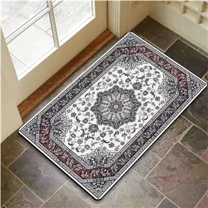 پادری رویه مخمل 4لایه طرح فرش هندسی M-206