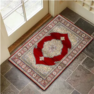 پادری رویه مخمل 4لایه طرح فرش اسلیمی M-208