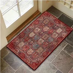 پادری رویه مخمل 4لایه طرح فرش وزرا خشتی M-212