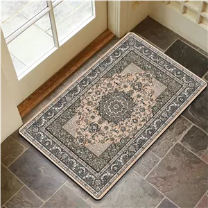 پادری رویه مخمل 4لایه طرح فرش باغ ملک M-216