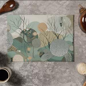 زیر بشقابی رویه مخمل Mp-723