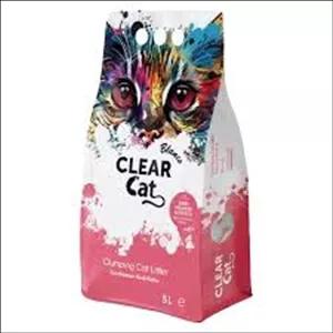 خاک گربه کلیر کت با رایحه پودر بچه - وزن(5 لیتر)