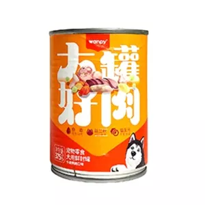 کنسرو غذای سگ ونپی با طعم گوشت گاو و اردک Wanpy Dog Canned Food وزن 375 گرم