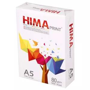 کاغذ A5 هیما پرینت 80 گرم بسته 500 عددی