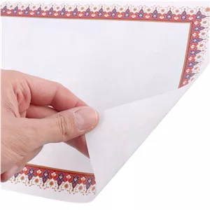 کاغذ تذهیب A4 طرح دار بسته 100 عددی