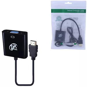 تبدیل HDMI به VGA ایکس فورتککابل صدا و کابل Micro USB