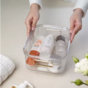 باکس دسته طلایی کوچک شفاف هوم کت