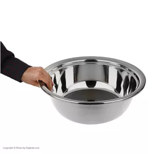 لگن استیل گرد کرکماز سایز 36