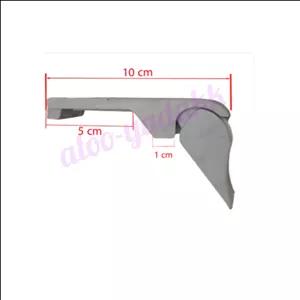 اهرم متحرک دستگیره یخچال و فریزر الجی و سامسونگ سفید (جفت) تک پیچ – مقاوم و باکیفیت